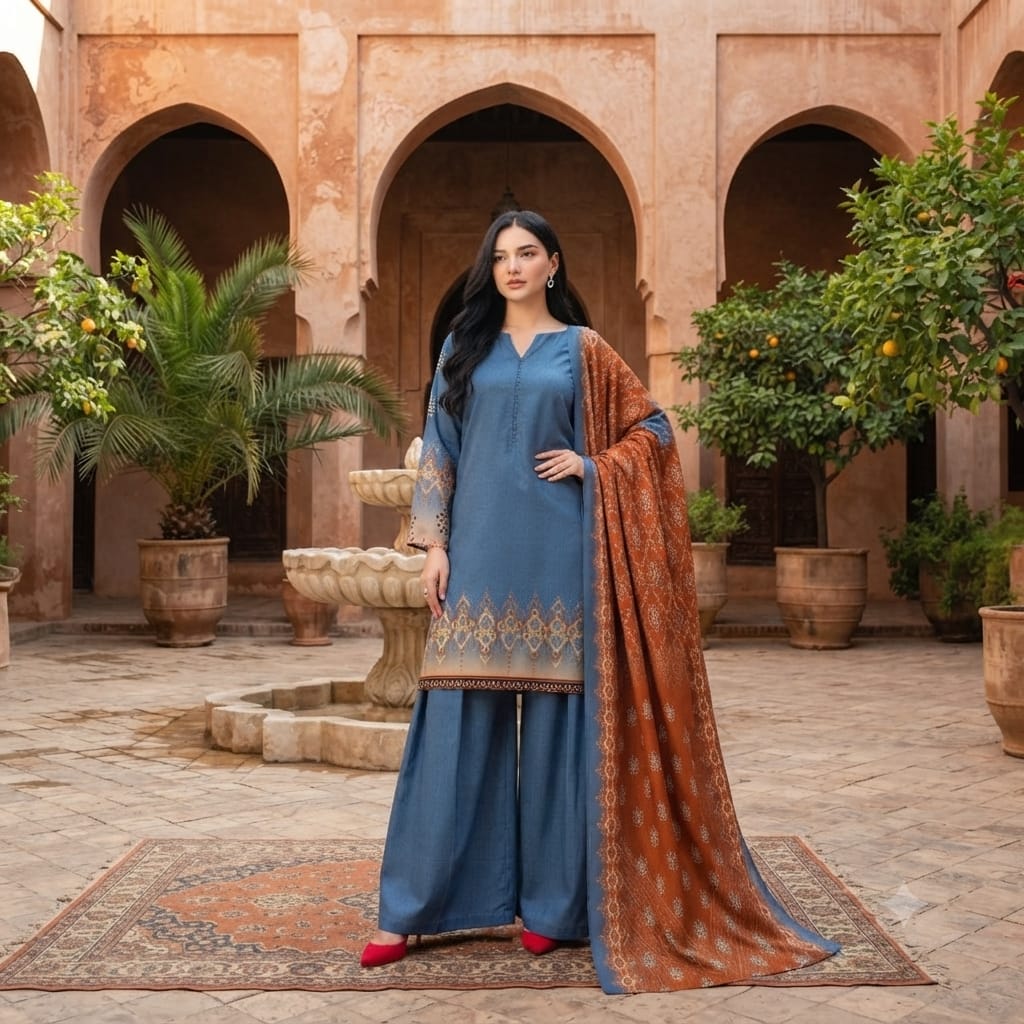 3 Piece Lawn - Lyallpur