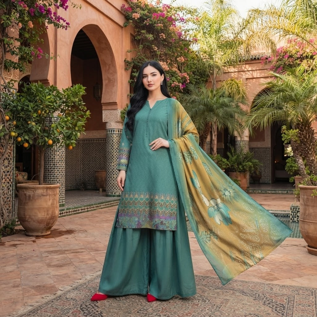 3 Piece Lawn - Lyallpur