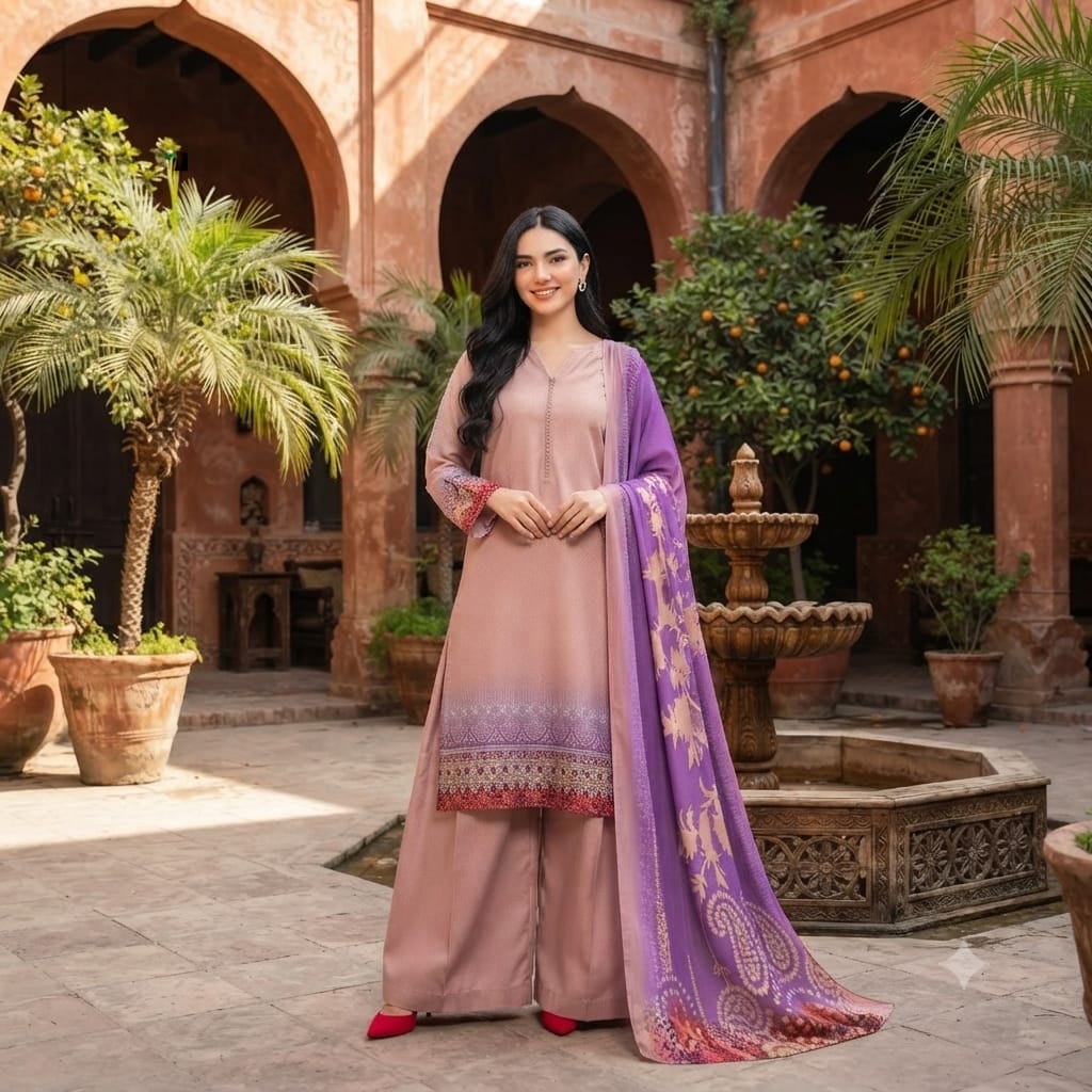 3 Piece Lawn - Lyallpur