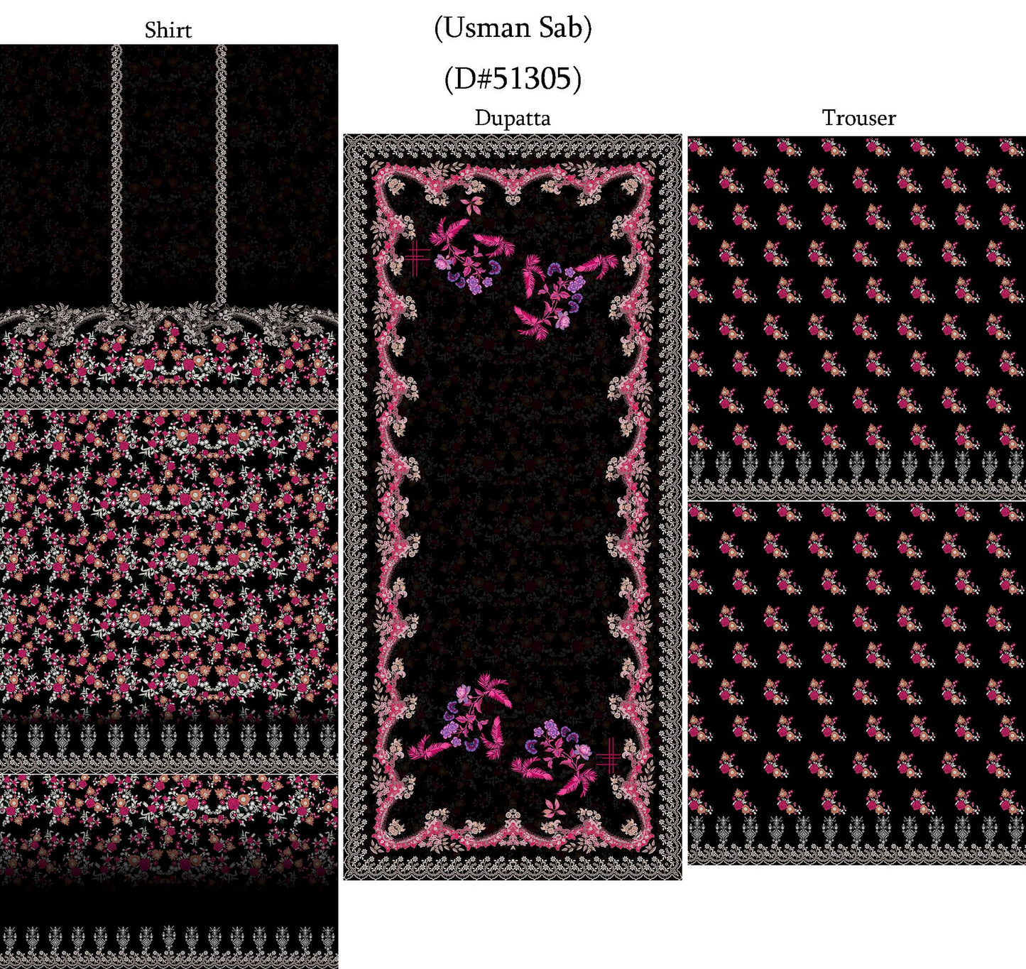 Novara 3pc Summer Collection – Design No. 51305