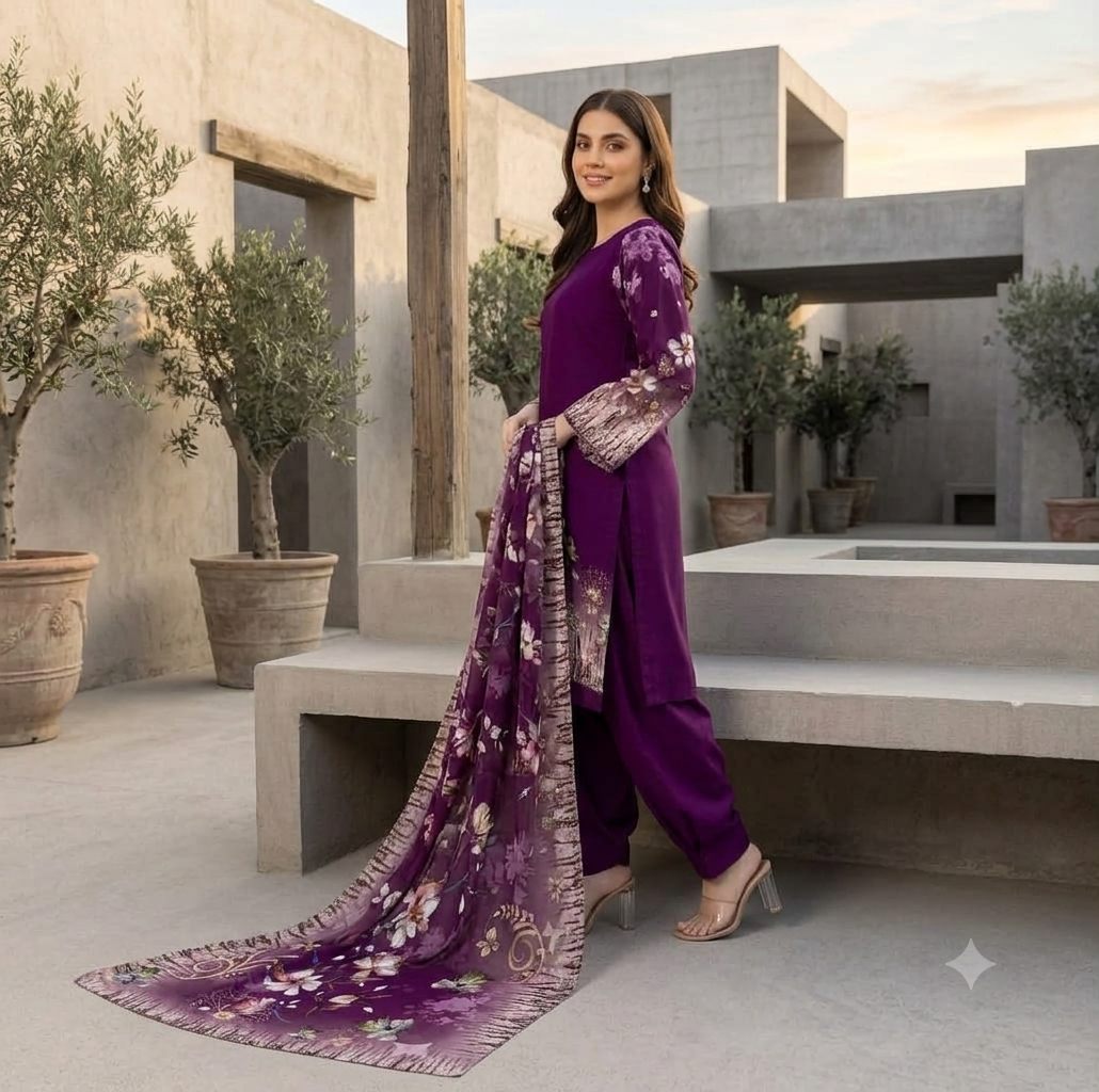3 Piece Lawn - Lyallpur