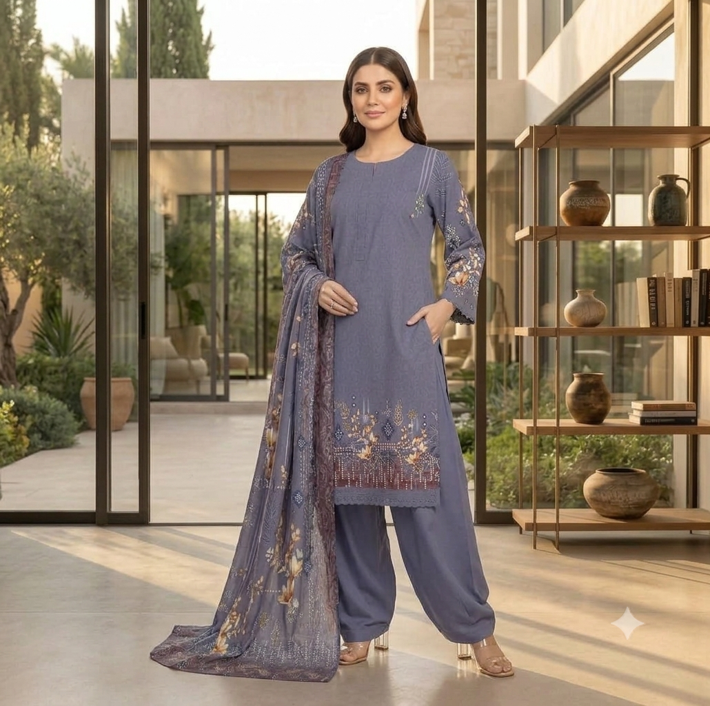 3 Piece Lawn - Lyallpur