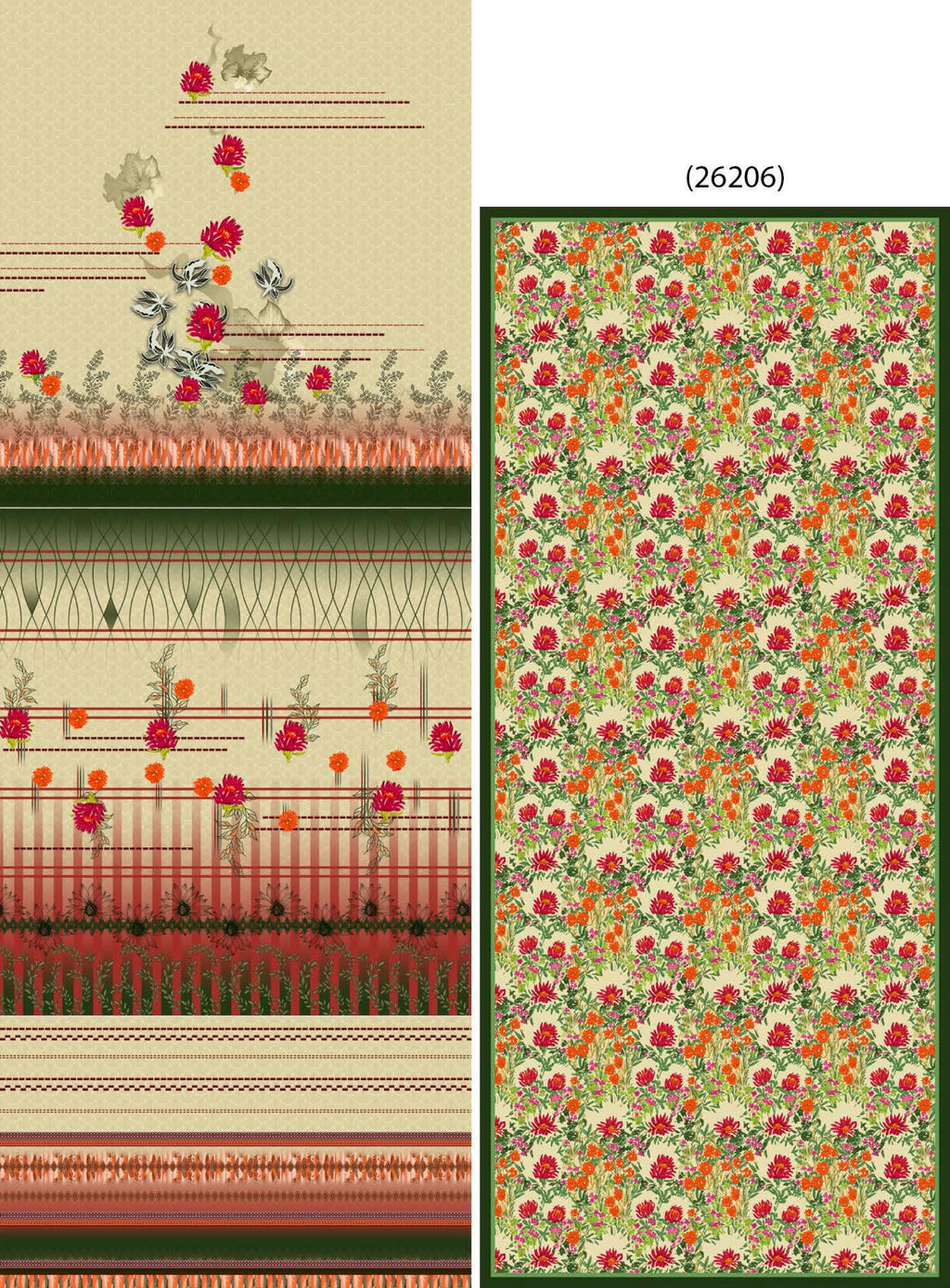 Lyallpur 3Pc Summer Collection Design No. 26206