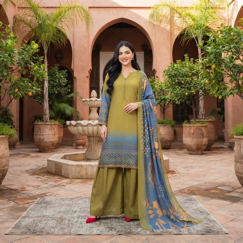 3 Piece Lawn - Lyallpur