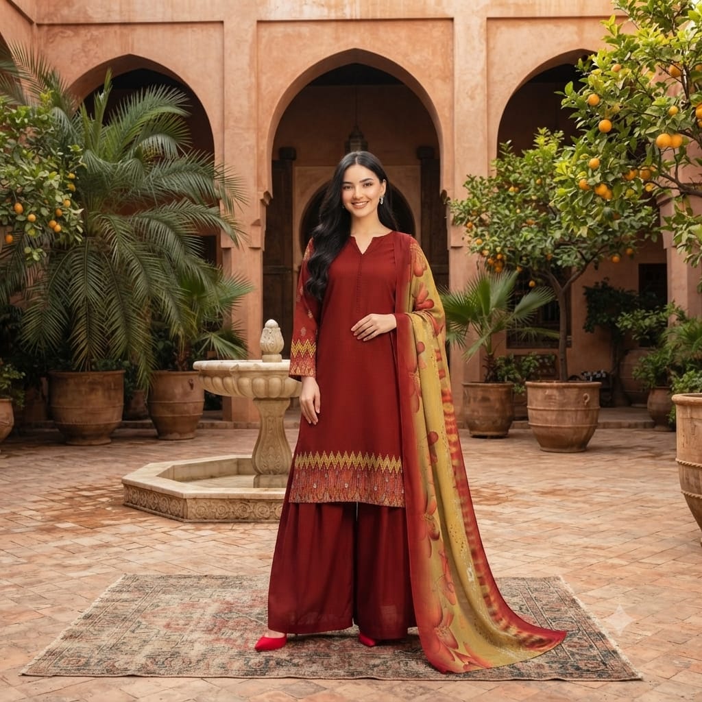 3 Piece Lawn - Lyallpur