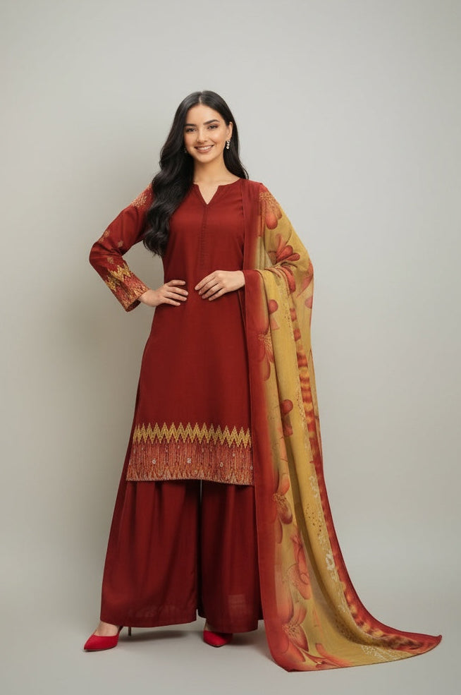 3 Piece Lawn - Lyallpur