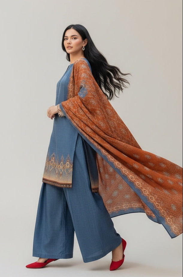 3 Piece Lawn - Lyallpur