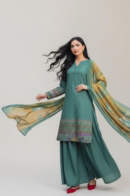 3 Piece Lawn - Lyallpur