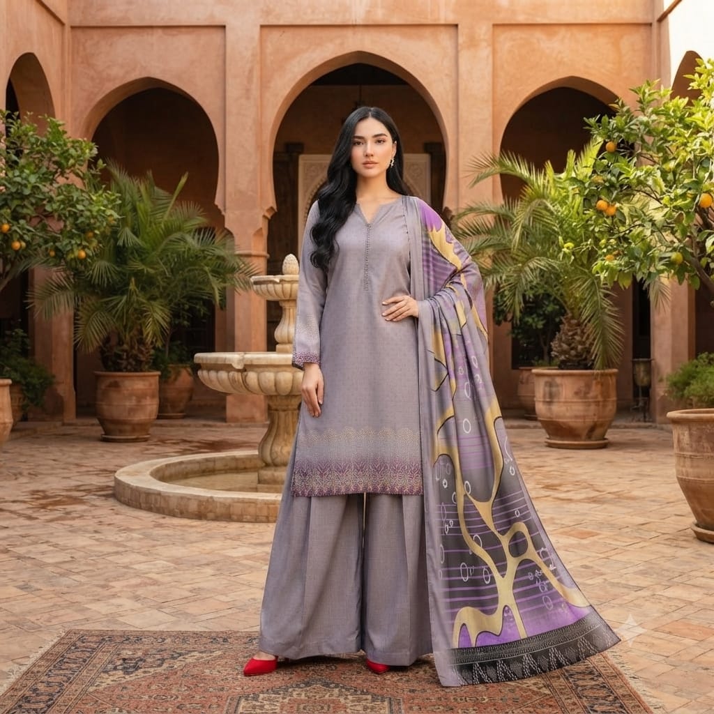 3 Piece Lawn - Lyallpur