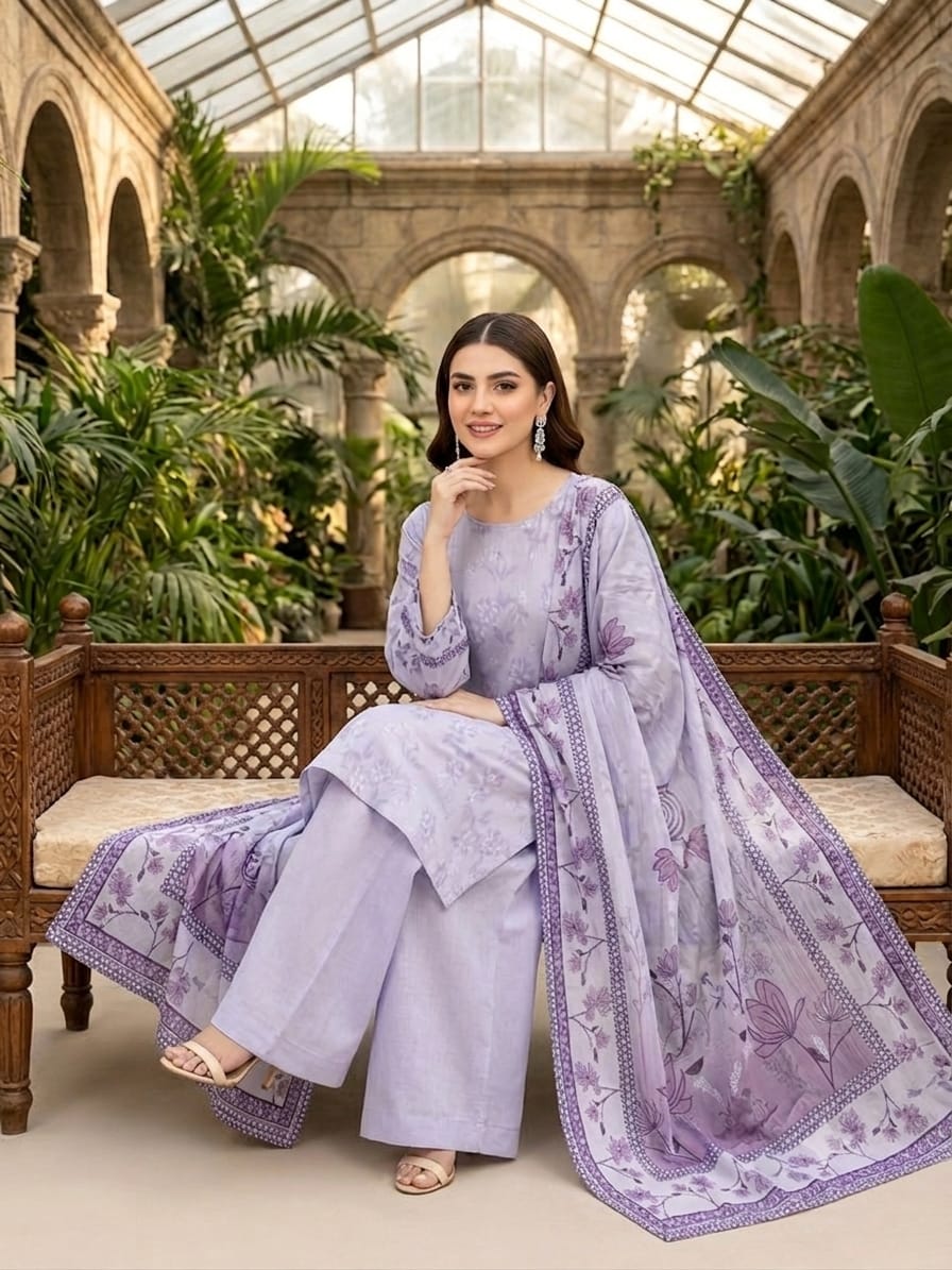 3 Piece Lawn - Lyallpur