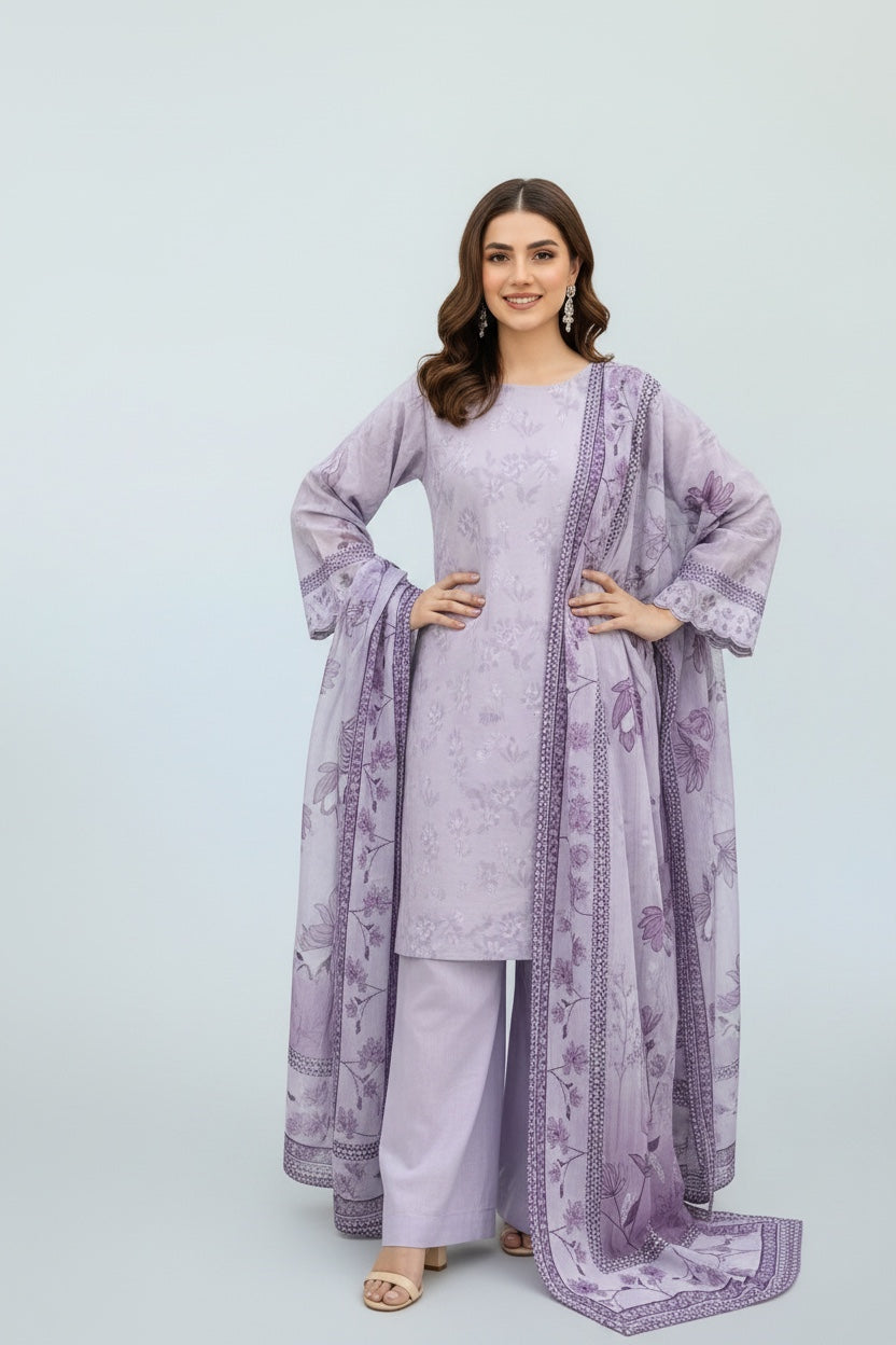 3 Piece Lawn - Lyallpur