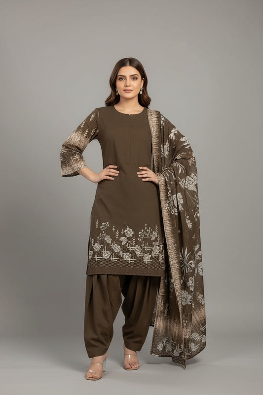 3 Piece Lawn - Lyallpur