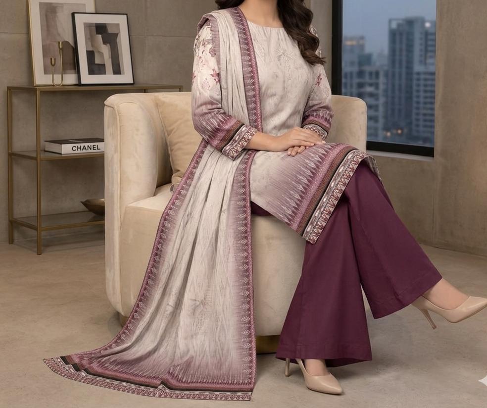 3 Piece Lawn - Lyallpur