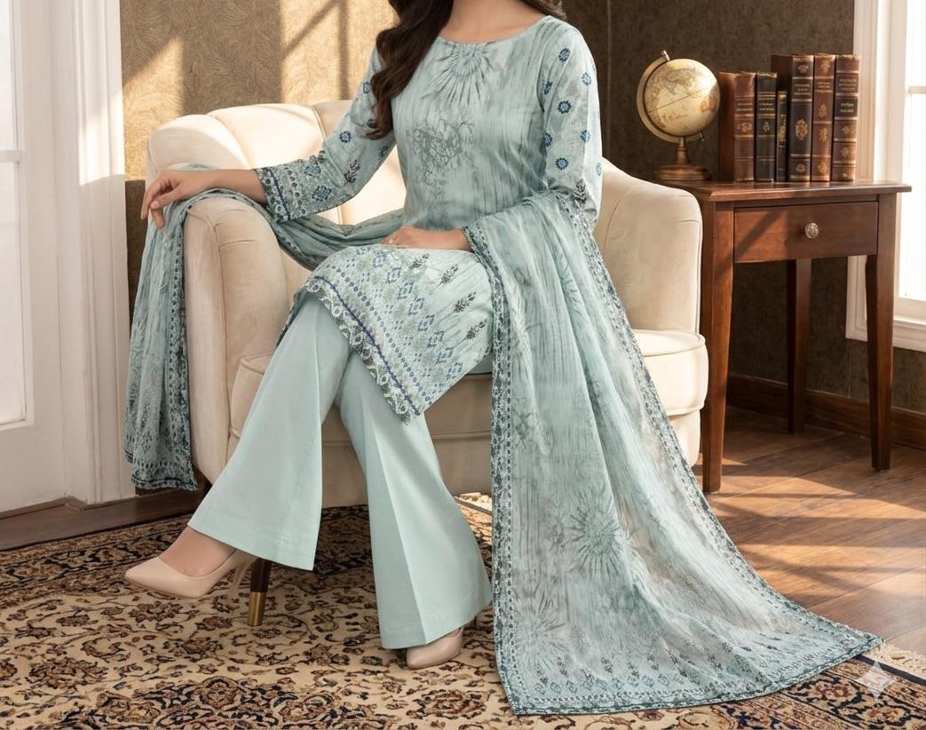 3 Piece Lawn - Lyallpur