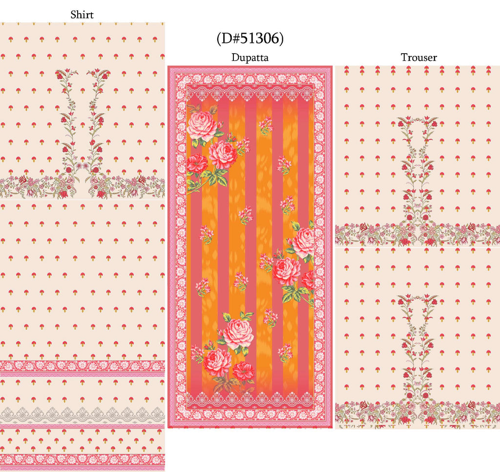 Novara 3pc Summer Collection – Design No. 51306