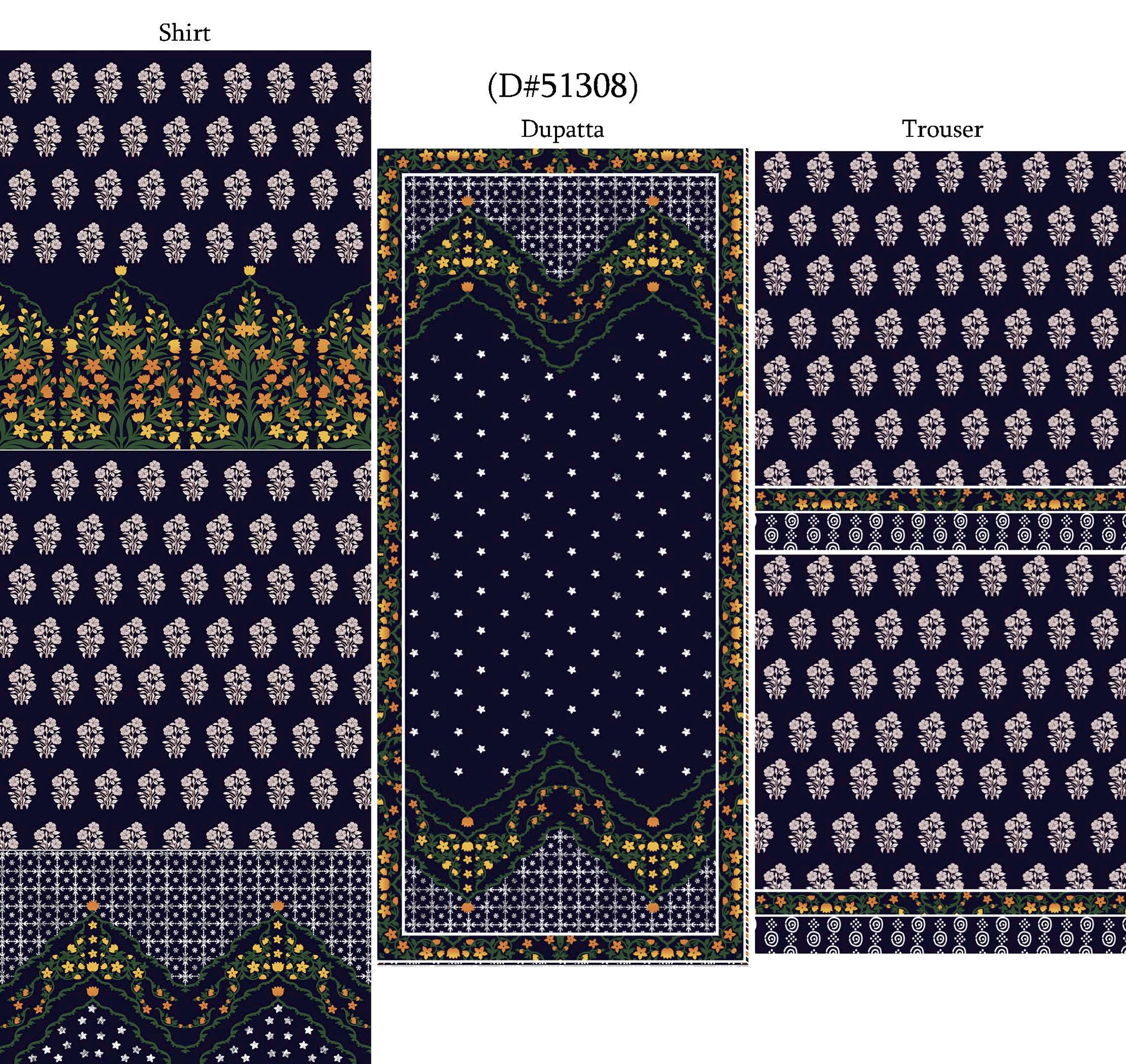 Novara 3pc Summer Collection – Design No. 51308