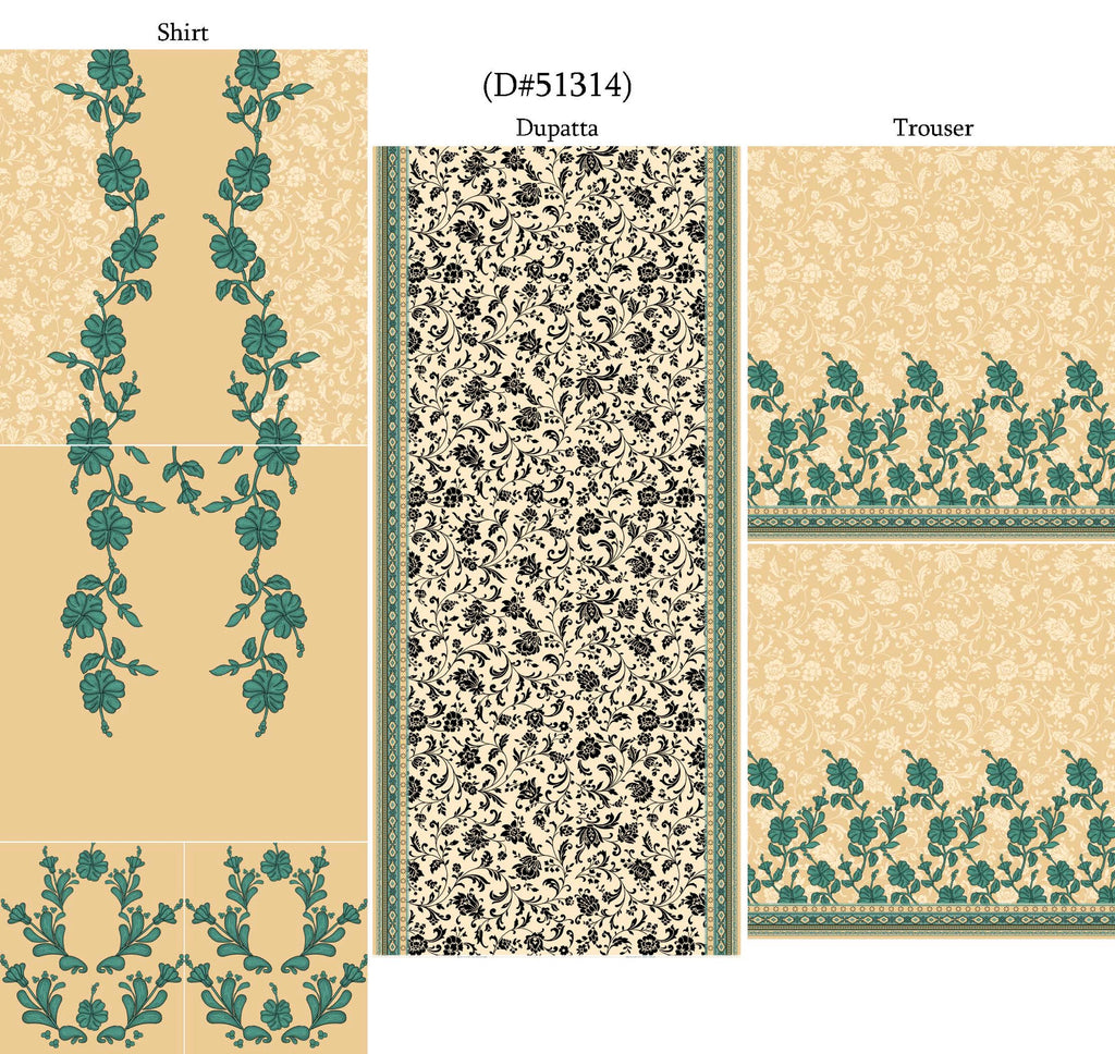 Novara 3pc Summer Collection – Design No. 51314