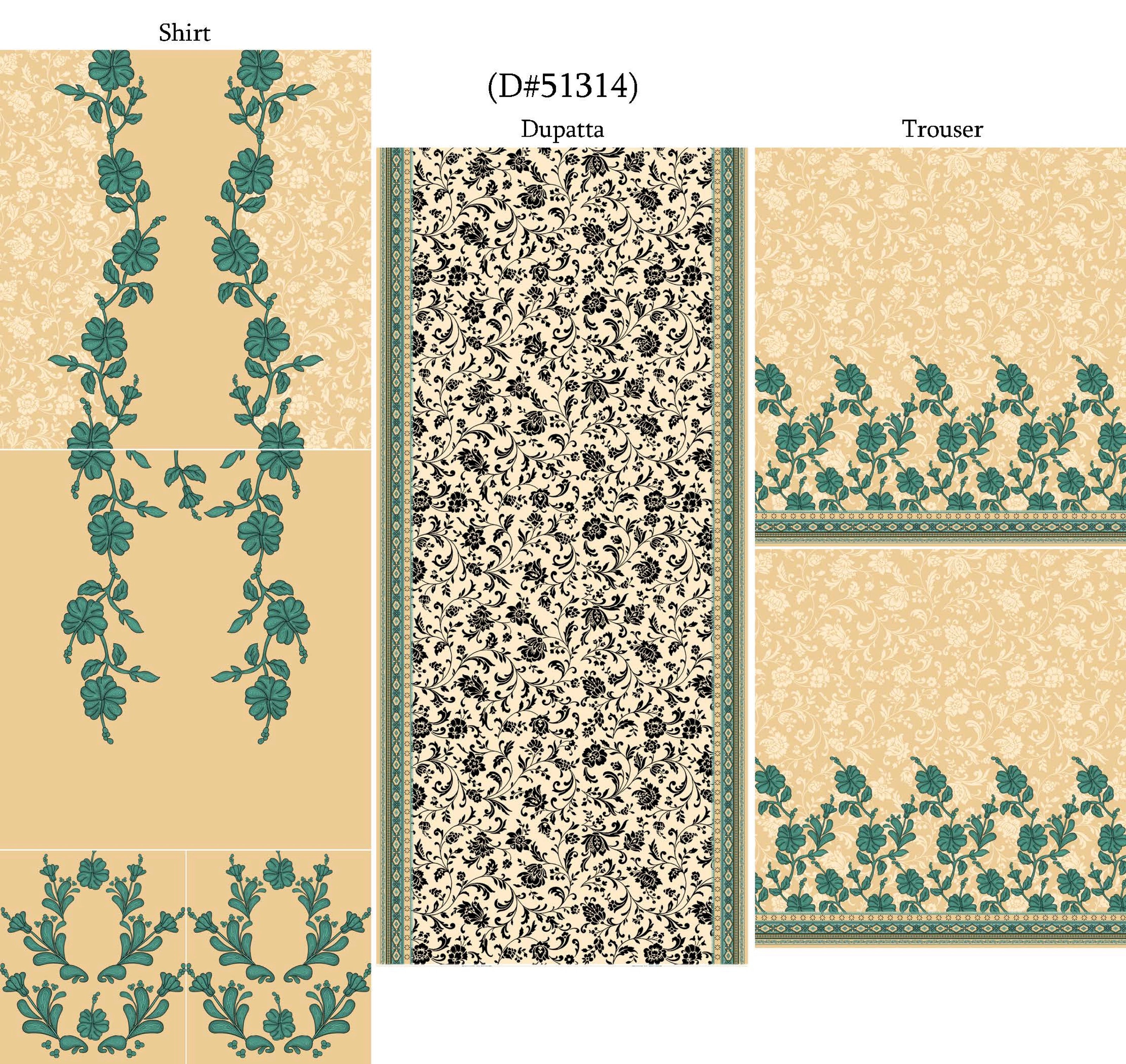 Novara 3pc Summer Collection – Design No. 51314
