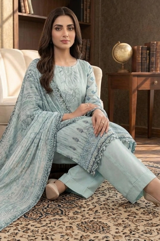 3 Piece Lawn - Lyallpur