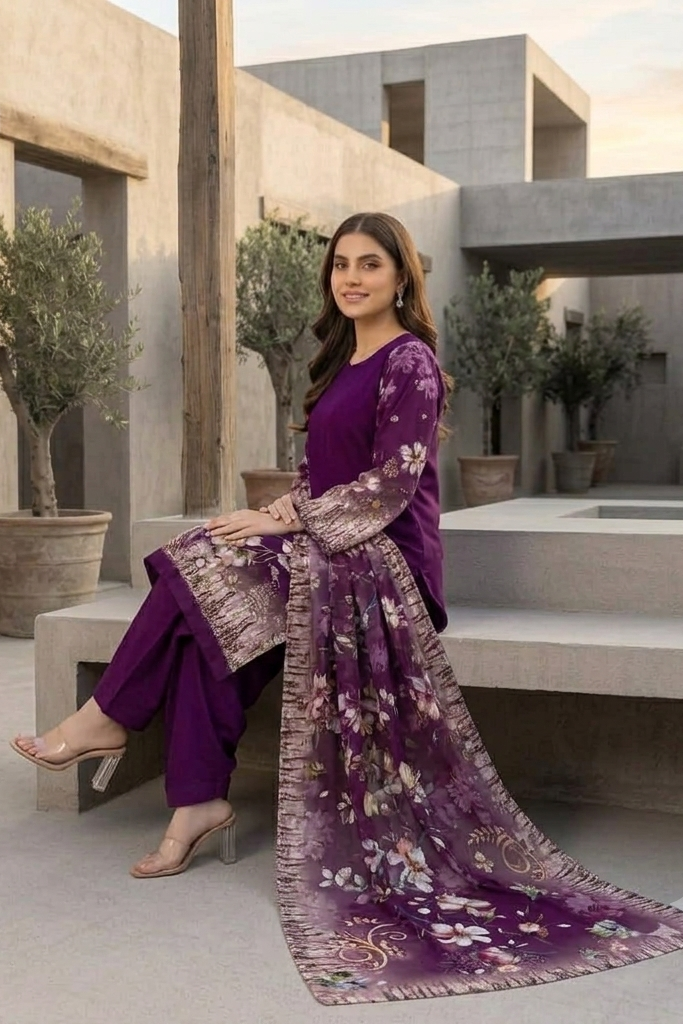 3 Piece Lawn - Lyallpur