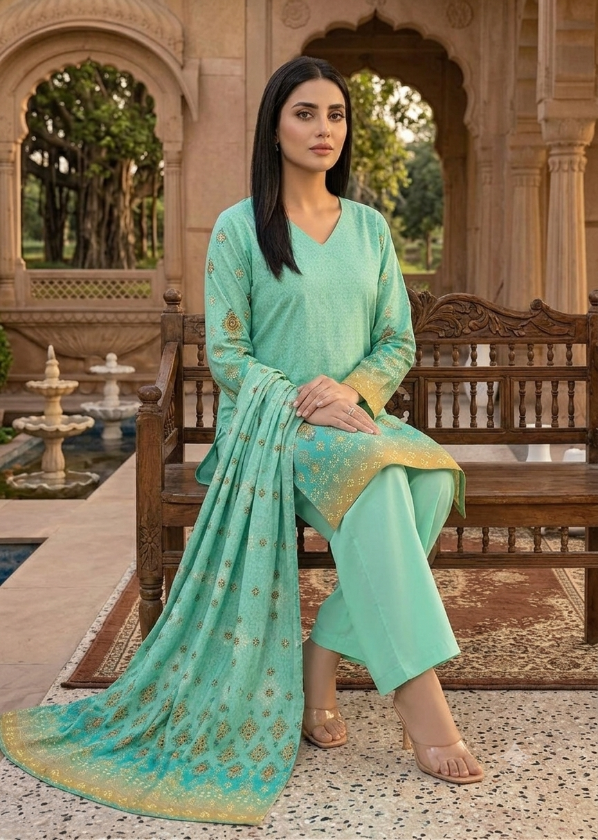 3 Piece Lawn - Lyallpur