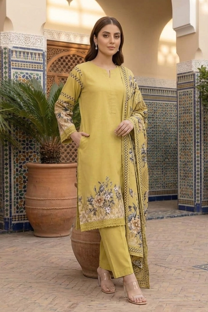 3 Piece Lawn - Lyallpur