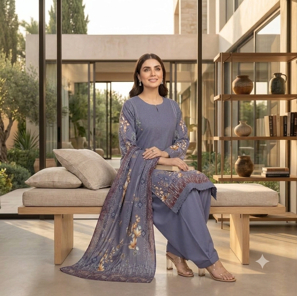 3 Piece Lawn - Lyallpur