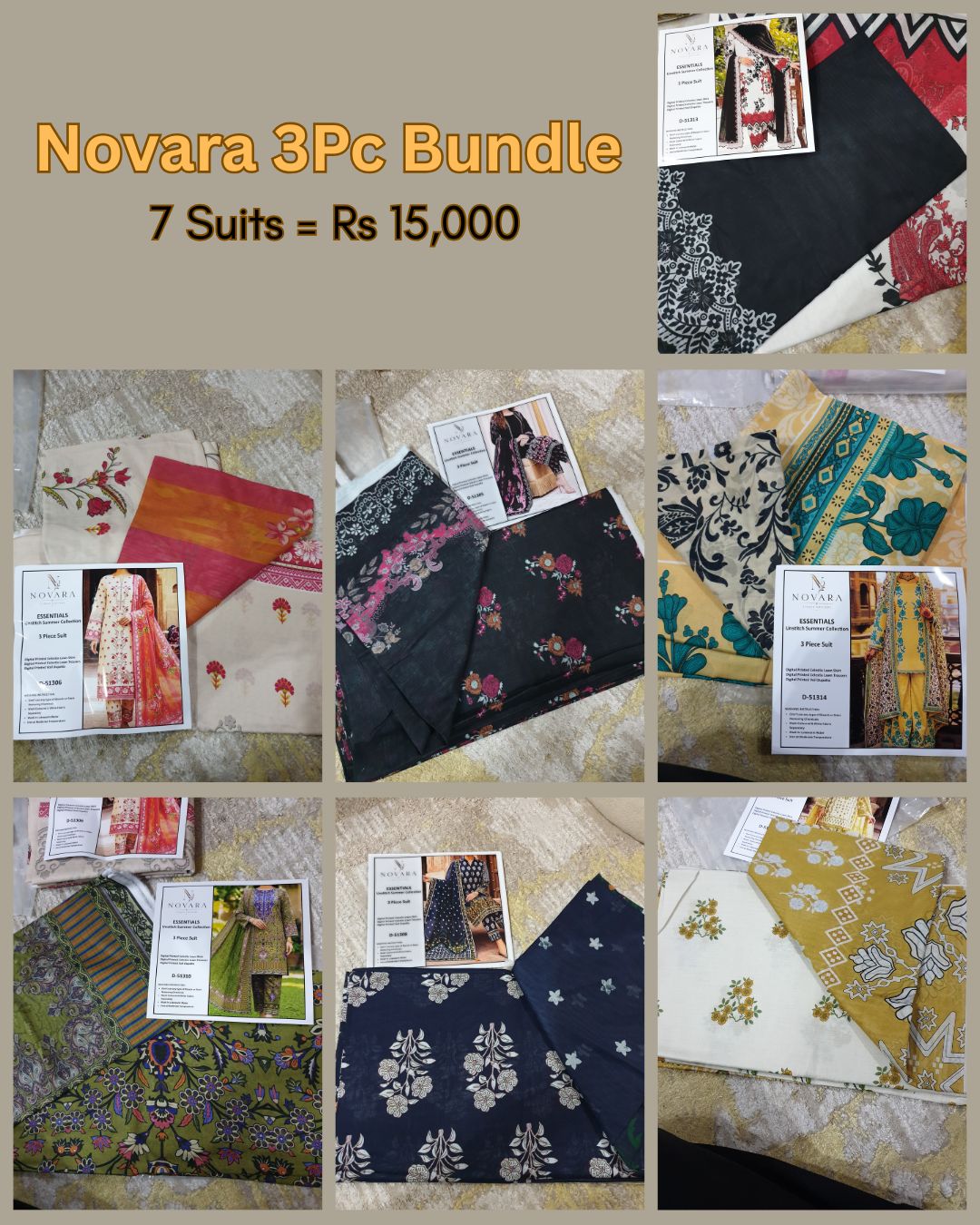 Novara Summer Bundle  – 7 Suit