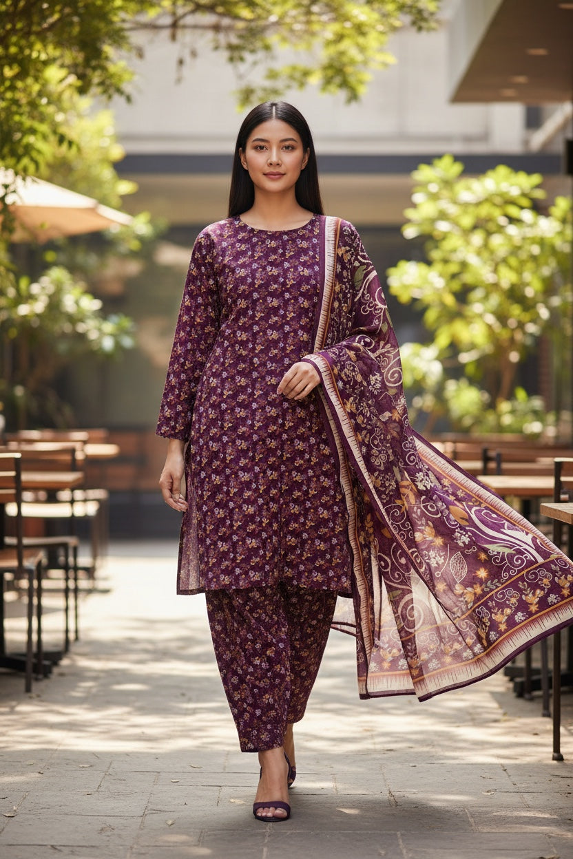 Novara (All Over) 3Pc  Design Code: 43647