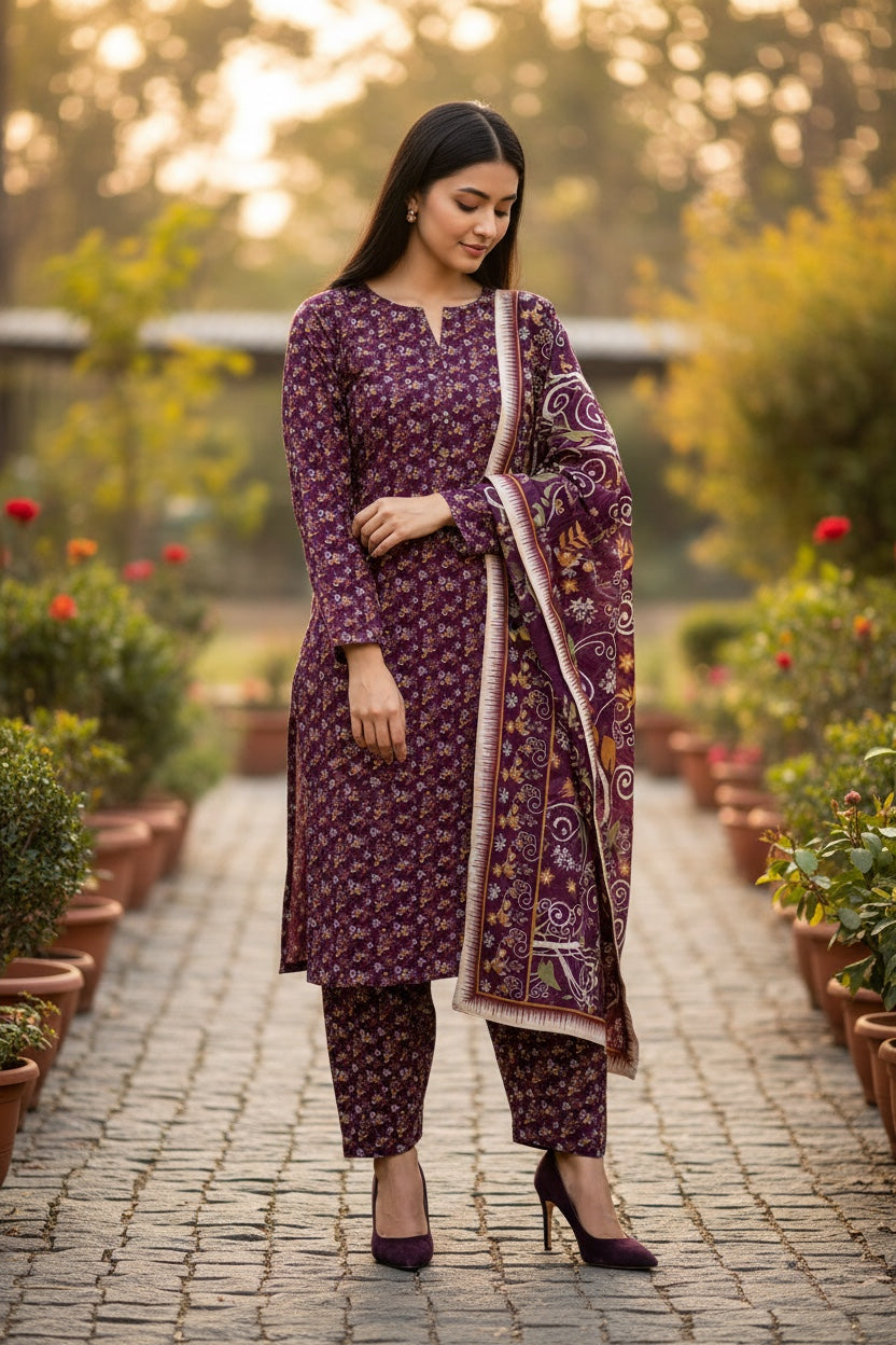 Novara (All Over) 3Pc  Design Code: 43647