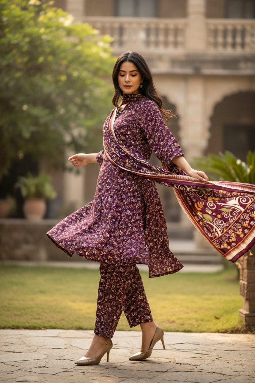 Novara (All Over) 3Pc  Design Code: 43647