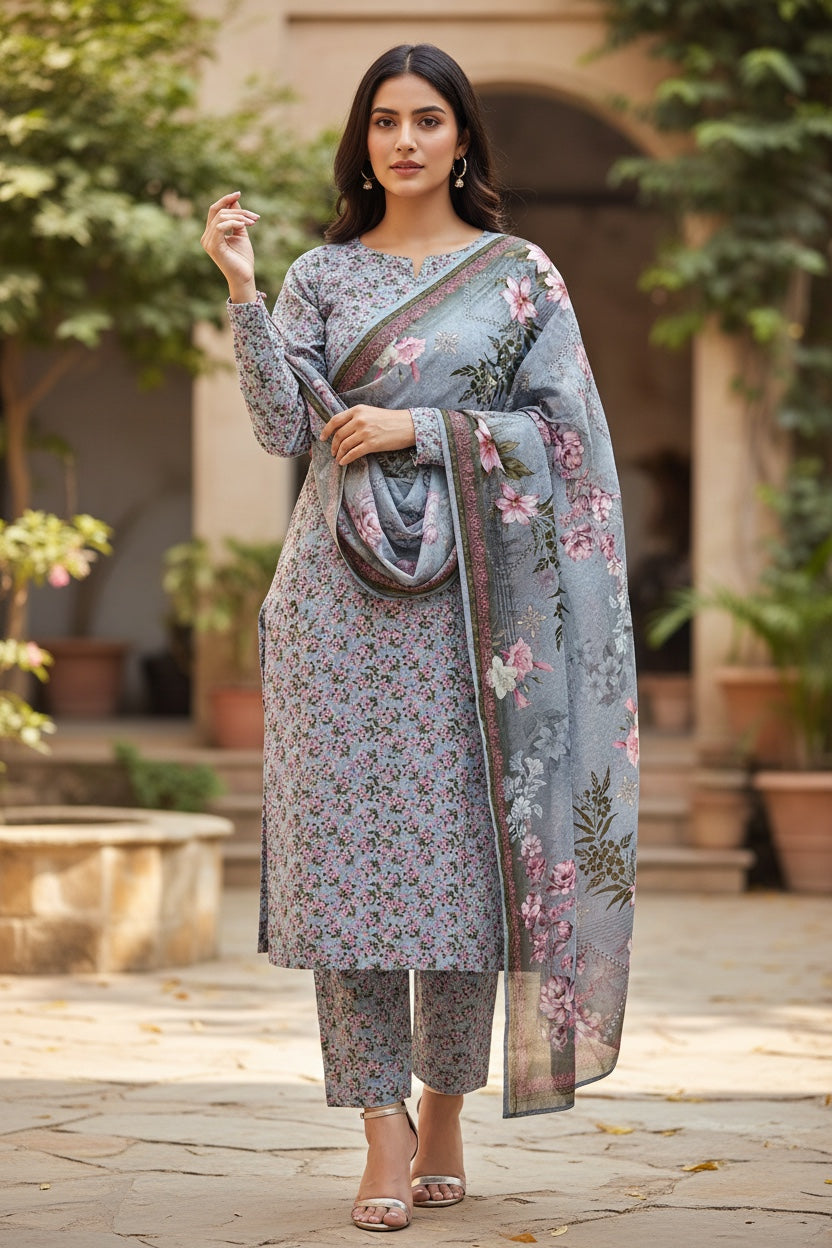 Novara (All Over) 3Pc  Design Code: 43649