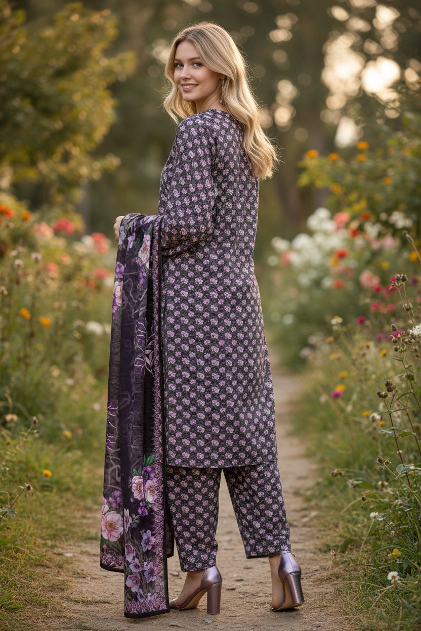 Novara (All Over) 3Pc  Design Code: 43651