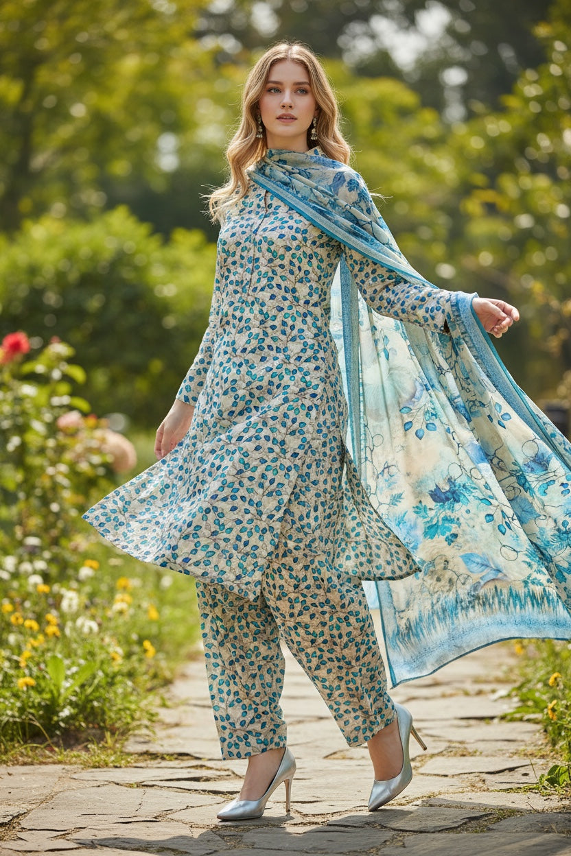 Novara (All Over) 3Pc  Design Code: 43652