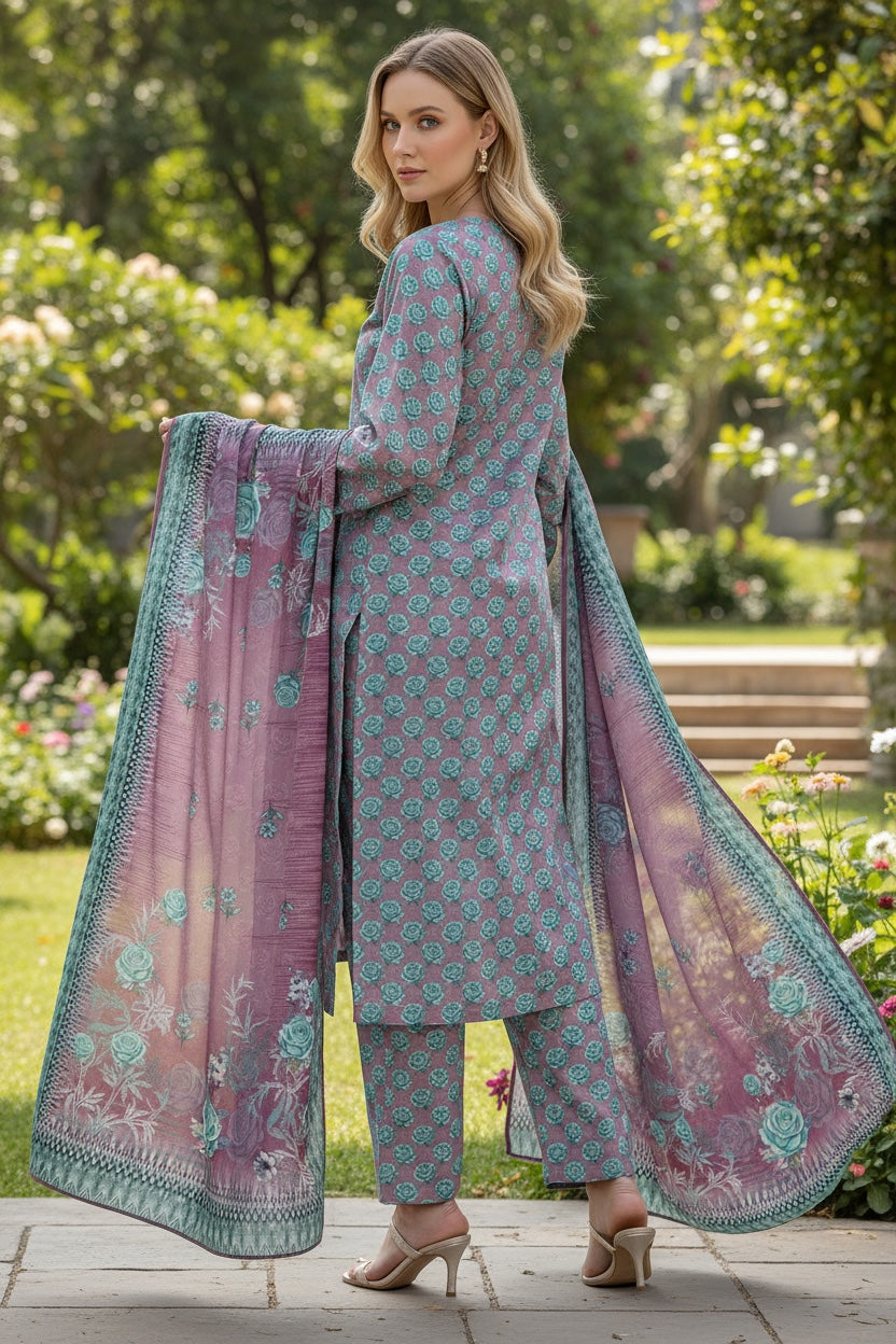 Novara (All Over) 3Pc  Design Code: 43654