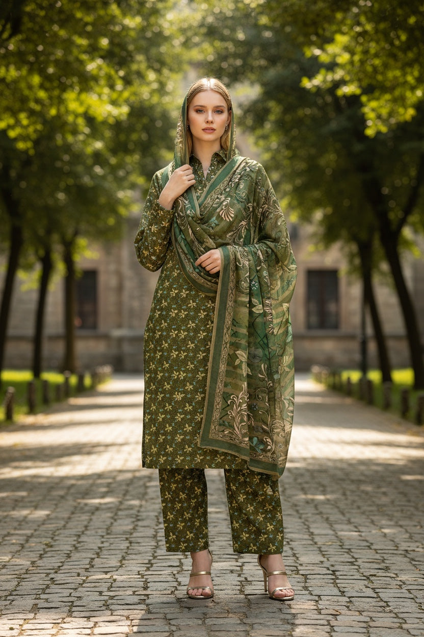 Novara (All Over) 3Pc  Design Code: 43655
