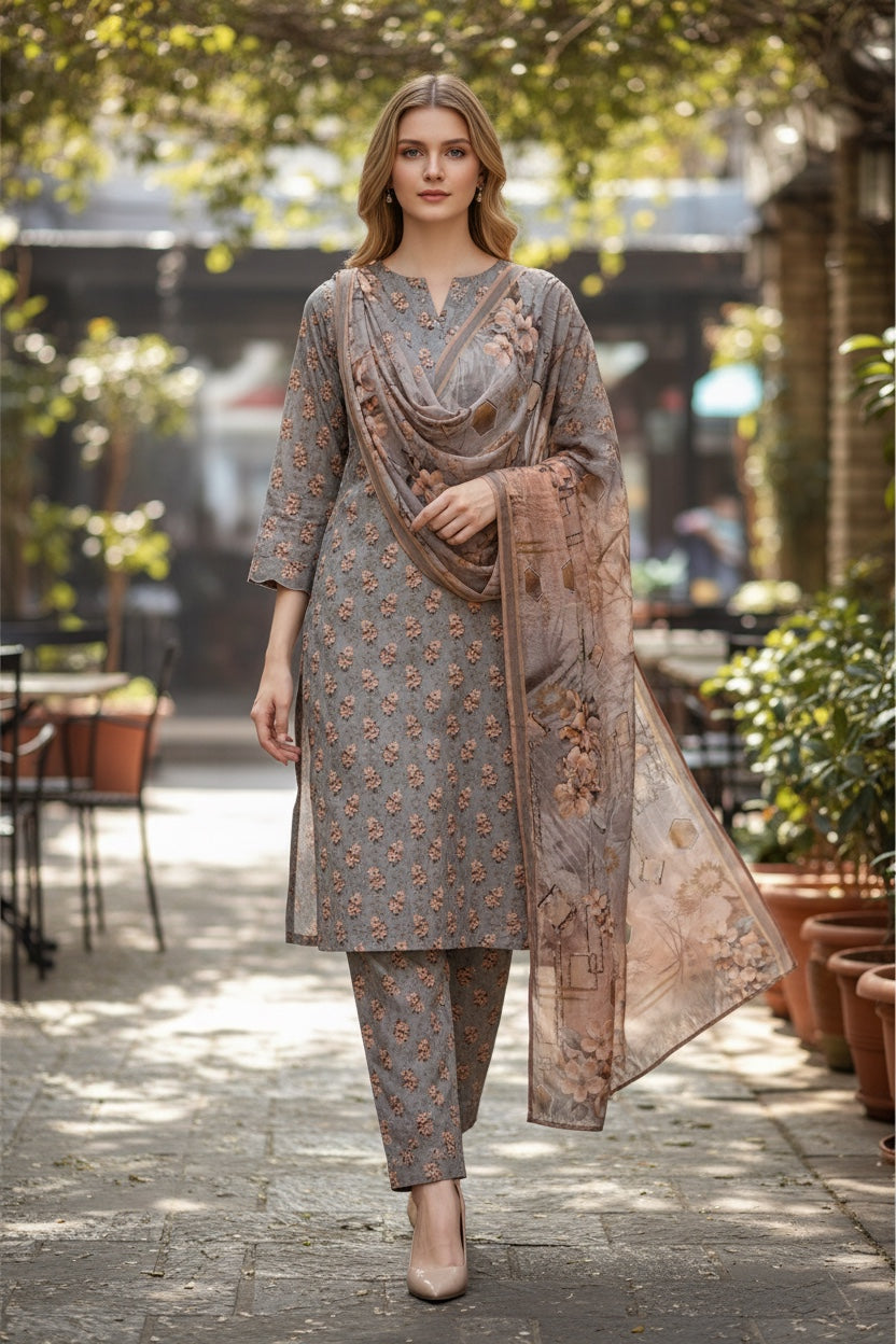 Novara (All Over) 3Pc  Design Code: 43660