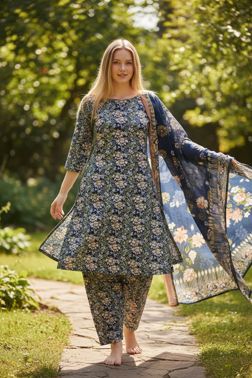 Novara (All Over) 3Pc  Design Code: 44456
