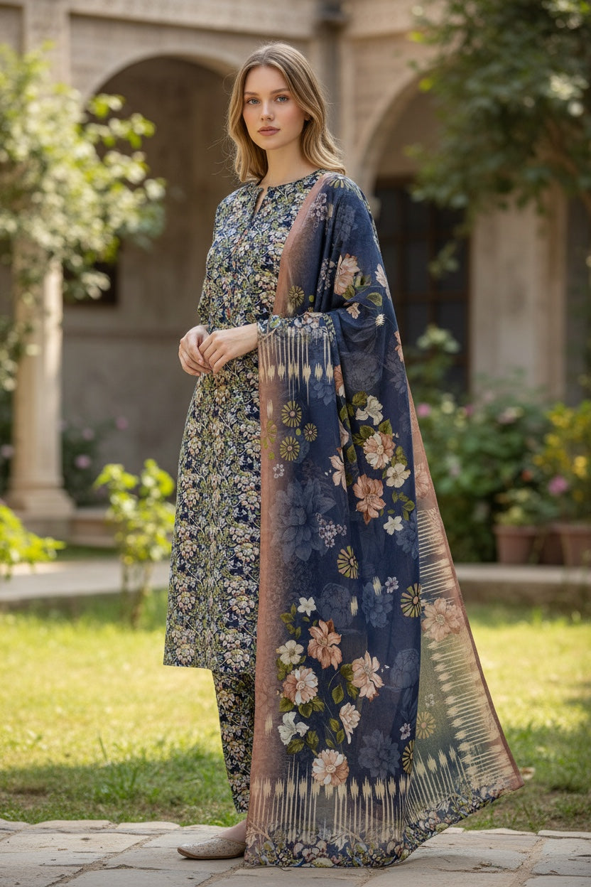 Novara (All Over) 3Pc  Design Code: 44456