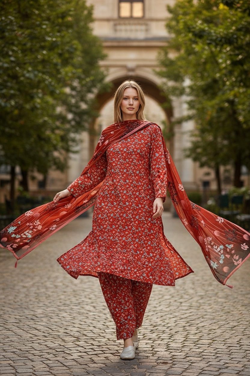 Novara (All Over) 3Pc  Design Code: 44457