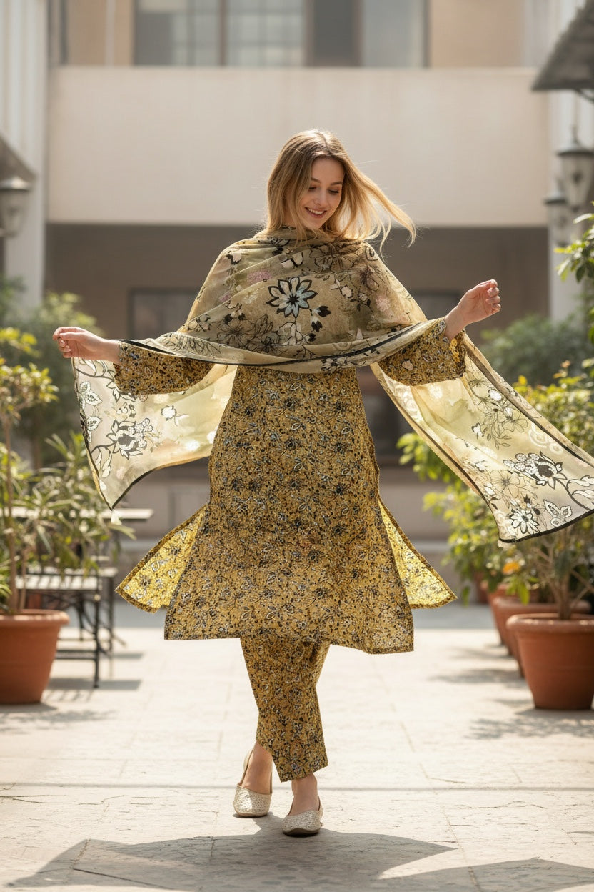 Novara (All Over) 3Pc  Design Code: 44458