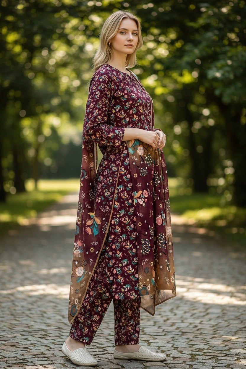 Novara (All Over) 3Pc  Design Code: 44459