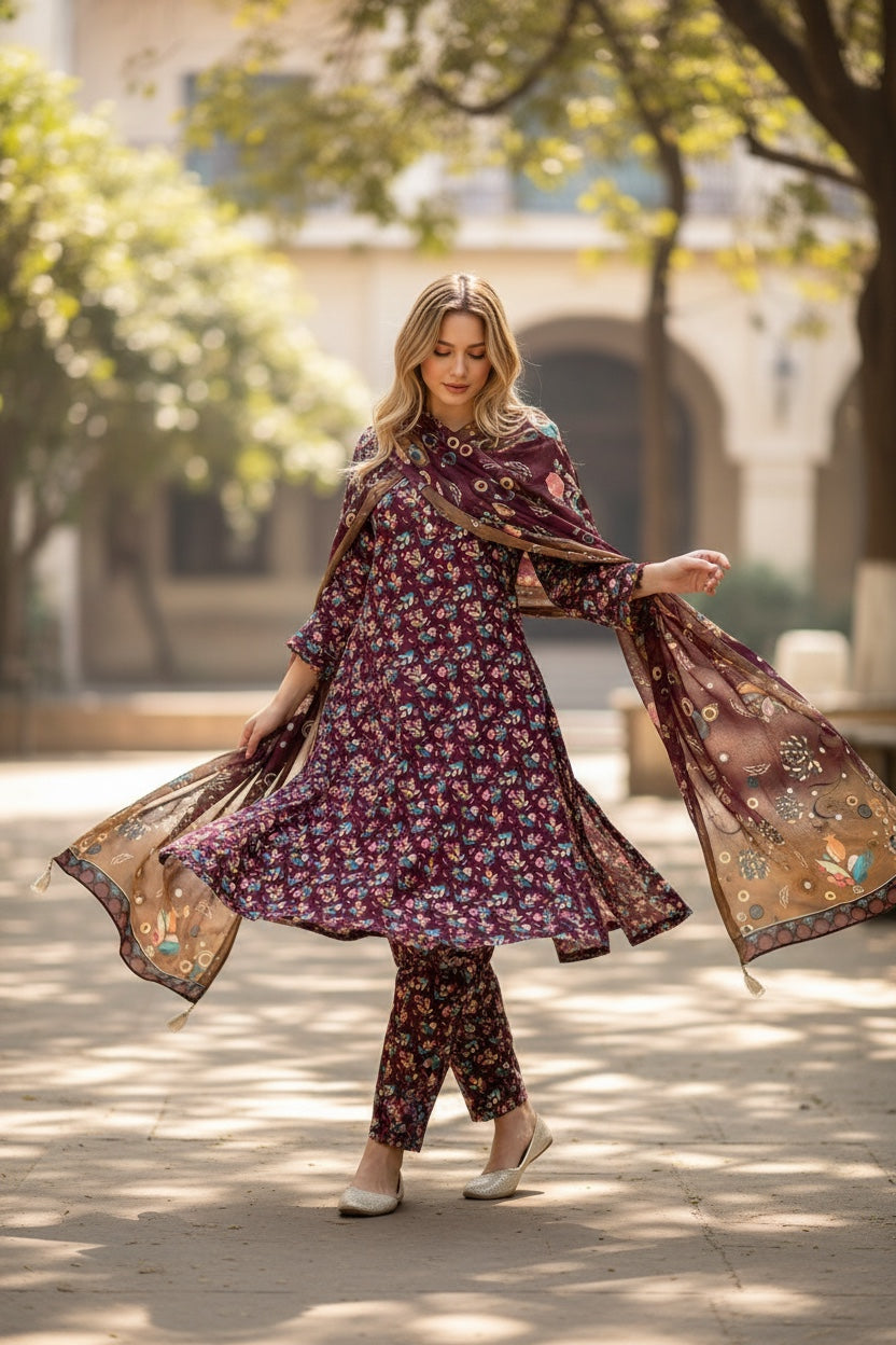 Novara (All Over) 3Pc  Design Code: 44459