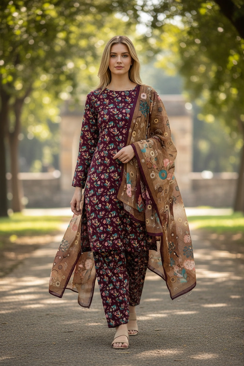 Novara (All Over) 3Pc  Design Code: 44459