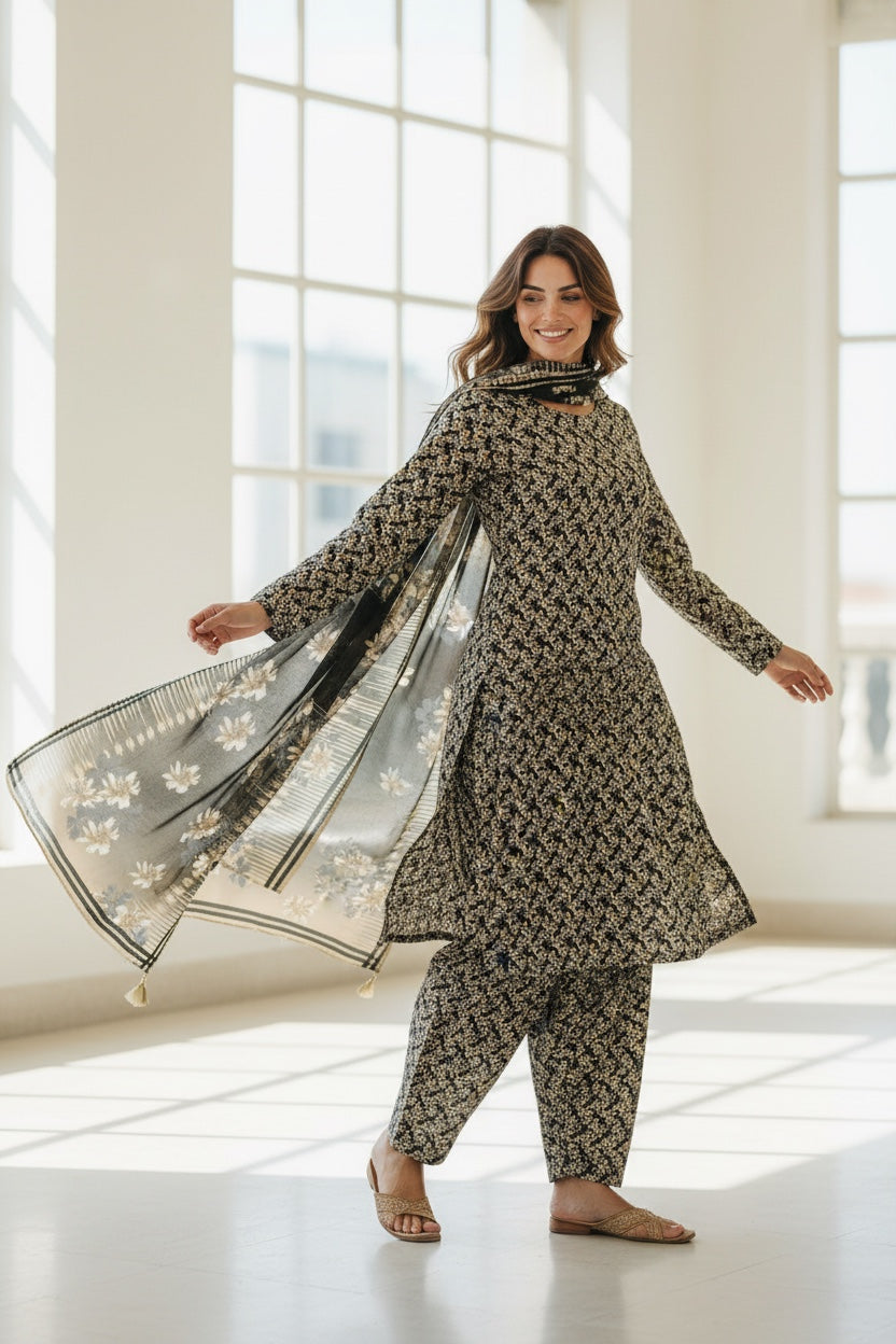 Novara (All Over) 3Pc  Design Code: 44464