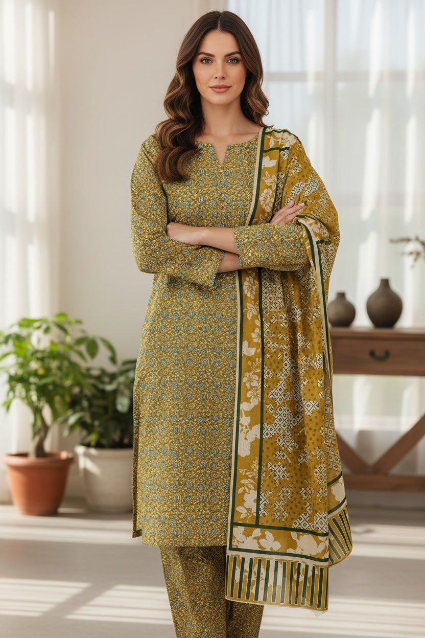 Novara (All Over) 3Pc  Design Code: 44465