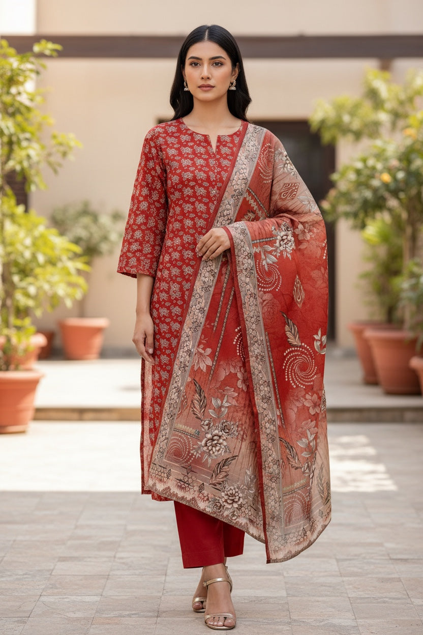 Novara (All Over) 3Pc  Design Code: 43641