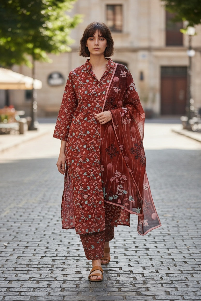 Novara (All Over) 3Pc  Design Code: 44457