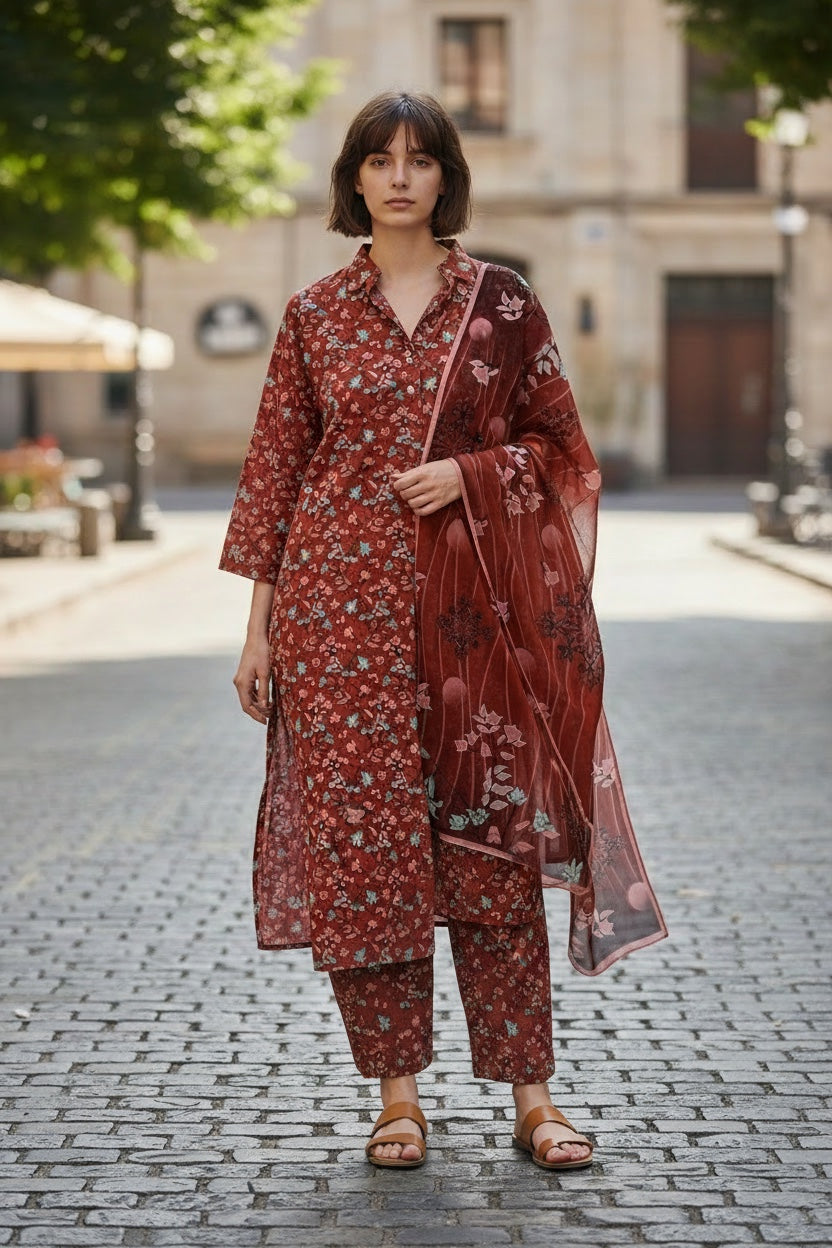 Novara (All Over) 3Pc  Design Code: 44457