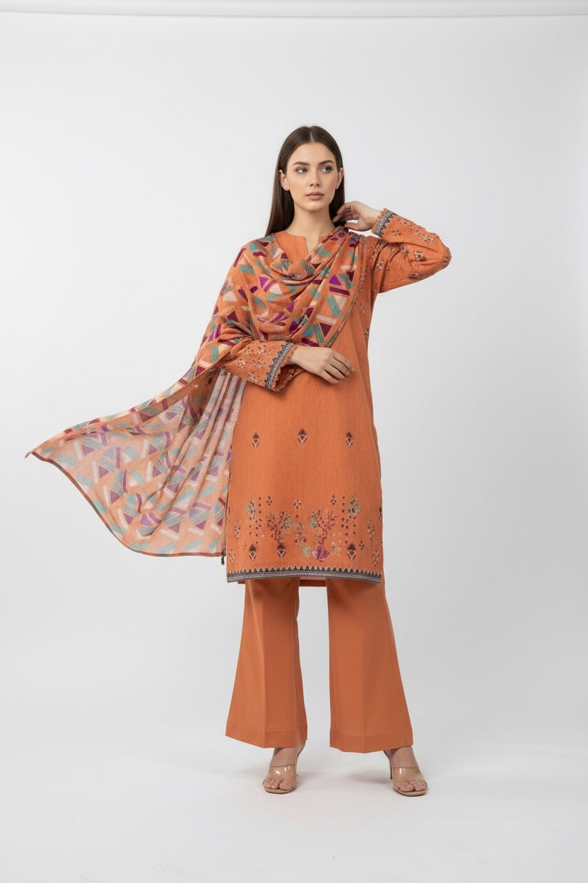 3 Piece Lawn - Lyallpur